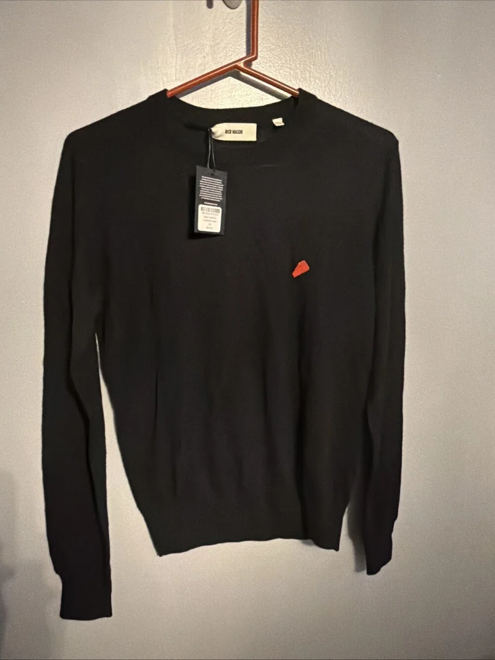 Buck Mason Men’s XS Black California Cashmere Crew Sweater